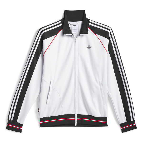 Adidas Tyshawn Track Jacket - Crystal White / Black / Better Scarlet - Streetart.fr